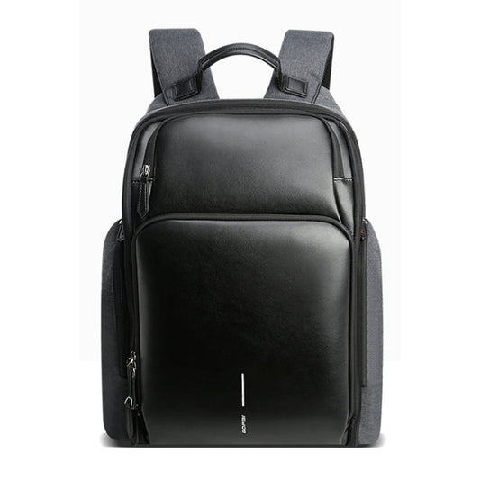 Bopai 851-010128 Business Anti-theft Waterproof Large Capacity Double Shoulder Bag,with USB Charging Port, Size: 34x19x43cm