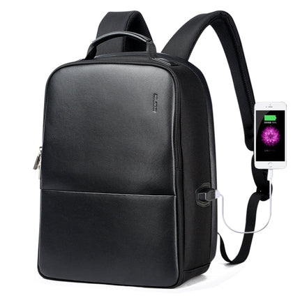 Bopai 751-006431 Business Waterproof Anti-theft Large Capacity Double Shoulder Bag,with USB Charging Port, Size: 27x16.5x40cm