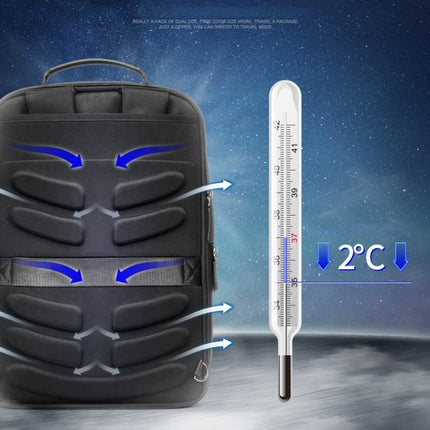 Bopai 751-006561 Large Capacity Business Casual Breathable Laptop Backpack with External USB Interface, Size: 29 x 16 x 44cm