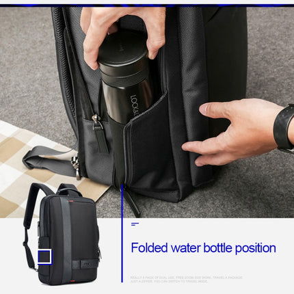 Bopai 751-006561 Large Capacity Business Casual Breathable Laptop Backpack with External USB Interface, Size: 29 x 16 x 44cm