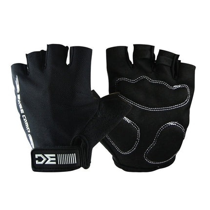 BaseCamp BC-204 Bicycle Half Finger Gloves Lycra Fabric Cycling Gloves, Size: M, Size: M