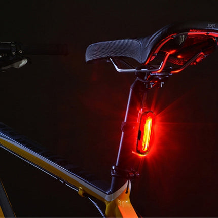 AQY-096 IPX4 Detachable USB Rechargeable Dual Color LED Bike Taillight, White & Red, Blue & Red