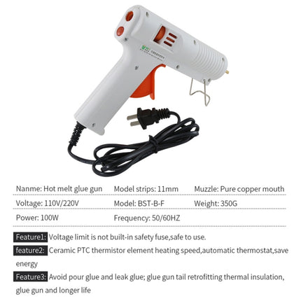 BEST-B-F 100W AC 220V Hot Melt Glue Gun Temperature Adjustable, BEST-B-F