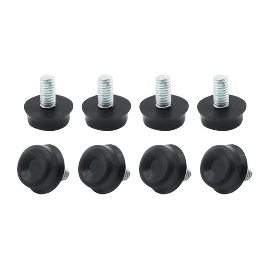 100 PCS Adjustable Foot Pad Furniture Screw Support Stub, M6x12