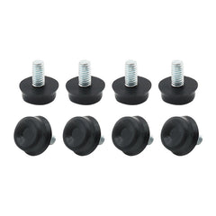 100 PCS Adjustable Foot Pad Furniture Screw Support Stub, M6x12