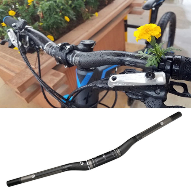 TOSEEK Full Carbon Fiber Road Bike Bent Handlebar, Size: 640mm (Matte), 640mm