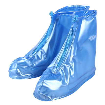 Fashion PVC Non-slip Waterproof Thick-soled Shoe Cover Size: M, Size: M