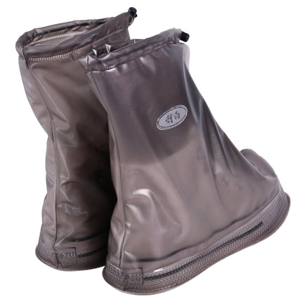 Fashion PVC Non-slip Waterproof Thick-soled Shoe Cover Size: XL, Size: XL