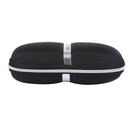 HDCRAFTER E-001 Sunglasses Zipper Style Solid Glasses Protection Case + Microfiber Cloth, Size: 16*7*4cm, HDCRAFTER E-001 Glasses Case