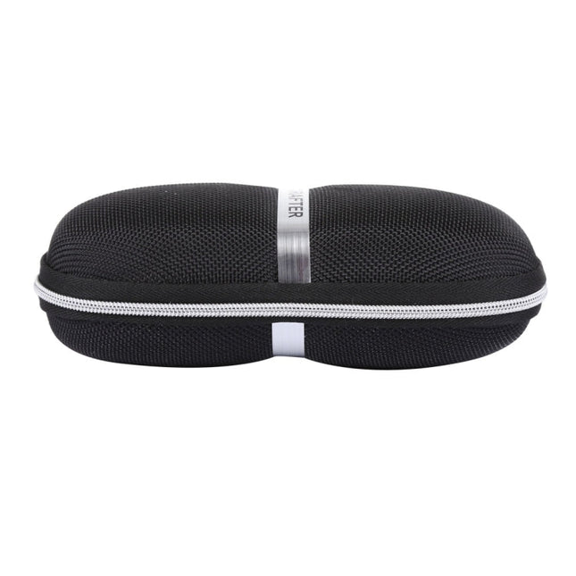 HDCRAFTER E-001 Sunglasses Zipper Style Solid Glasses Protection Case + Microfiber Cloth, Size: 16*7*4cm, HDCRAFTER E-001 Glasses Case