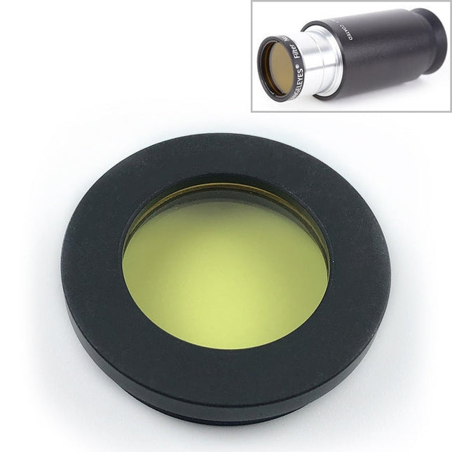 Datyson 5P9954 Astronomical Telescope Accessories 1.25 inch Planet Moon Nebula Filter Neutral Edition, Yellow, Black, Orange, Pink, Green, Blue, Purple, Red