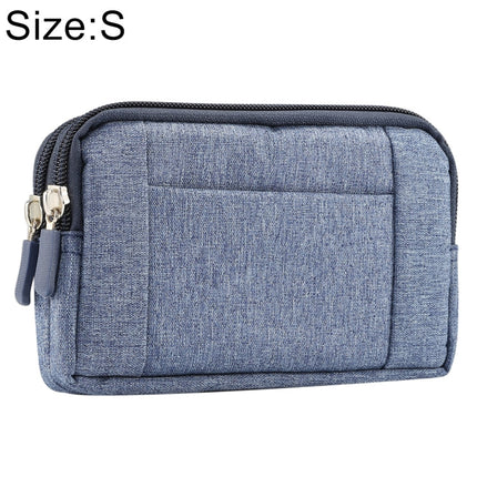 Sports Denim Universal Phone Bag Waist Bag for 5.2 inch or below Smartphones, Size: S, S