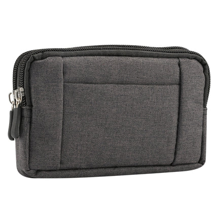Sports Denim Universal Phone Bag Waist Bag for 5.5~6.3 inch Smartphones, Size: L, L