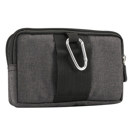 Sports Denim Universal Phone Bag Waist Bag for 5.5~6.3 inch Smartphones, Size: L, L