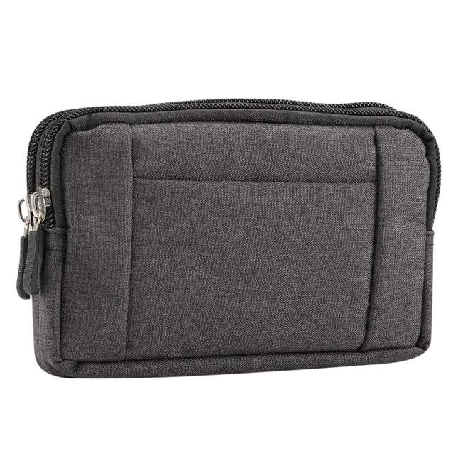 Sports Denim Universal Phone Bag Waist Bag for 6.4~6.5 inch Smartphones, Size: XL, XL