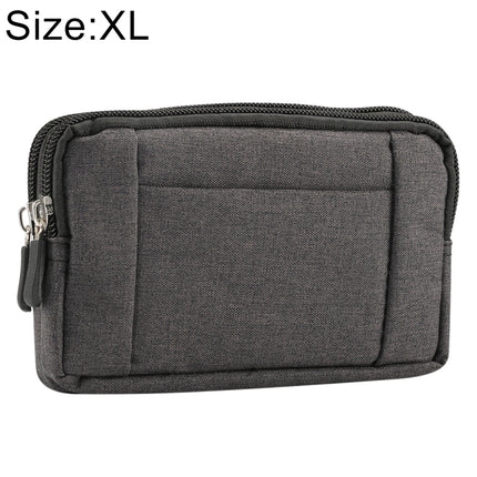 Sports Denim Universal Phone Bag Waist Bag for 6.4~6.5 inch Smartphones, Size: XL, XL