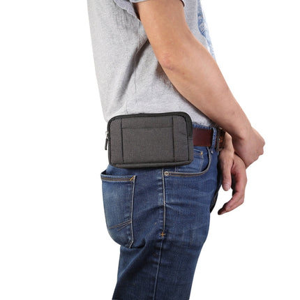 Sports Denim Universal Phone Bag Waist Bag for 6.4~6.5 inch Smartphones, Size: XL, XL