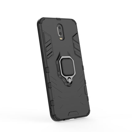 PC + TPU Shockproof Protective Case for OPPO R17, with Magnetic Ring Holder