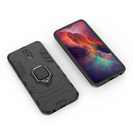 PC + TPU Shockproof Protective Case for OPPO R17, with Magnetic Ring Holder