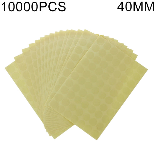 10000 PCS Transparent Round Shape Self-adhesive Sealing Sticker, Diameter: 40mm, Diameter: 40mm