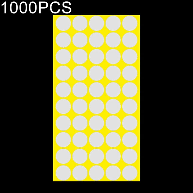 1000 PCS Round Shape Self-adhesive Colorful Mark Sticker Mark Label