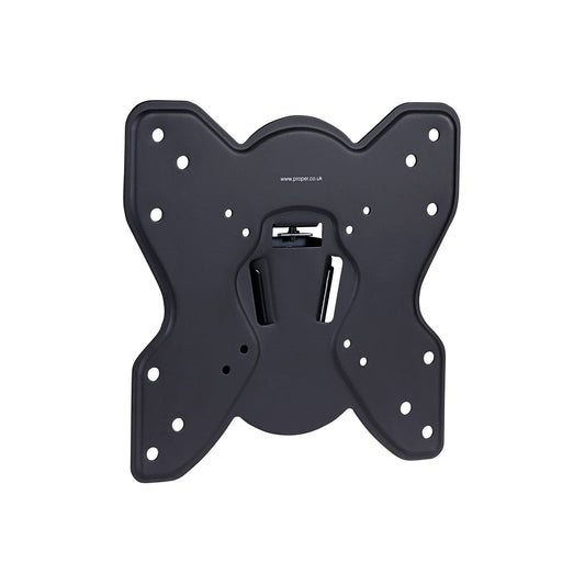 ProperAV Flat TV Wall Bracket (23" - 43" / 25kg Capacity / VESA Max. 200x200) - Black