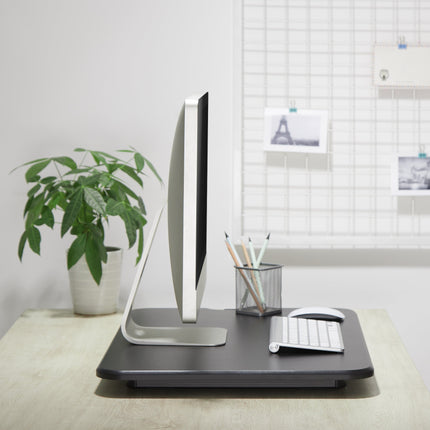 ProperAV LITE Stand Up Desk Converter with Variable Height Settings - Black