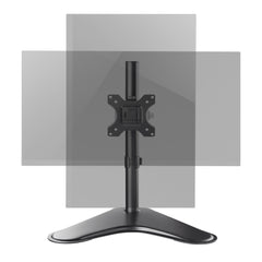 ProperAV Desk Monitor Mount 17" - 34" Freestanding Base VESA Max 100x100
