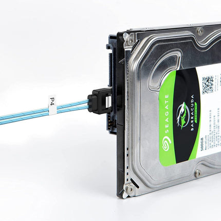 Mini SAS (SFF-8087) to 4 x SATA 7-Pin Female Forward Breakout 6Gbps Data Cable, Length: 50cm, SFF-8087 (Length: 50cm)