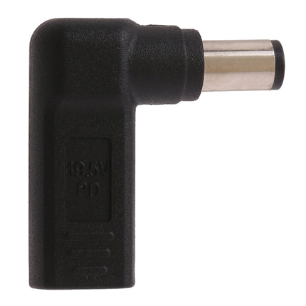 USB-C / Type-C Female to 7.4 x 5.0mm Male Plug Elbow Adapter Connector for HP Laptops, 7.4 x 5.0mm Elbow (HP)