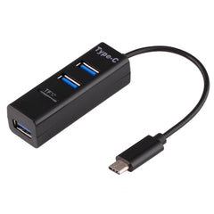 2 in 1 USB 3.1 USB-C / Type-C to USB 2.0 COMBO 3 Ports HUB + TF Card Reader, 3 Ports USB+TF Card