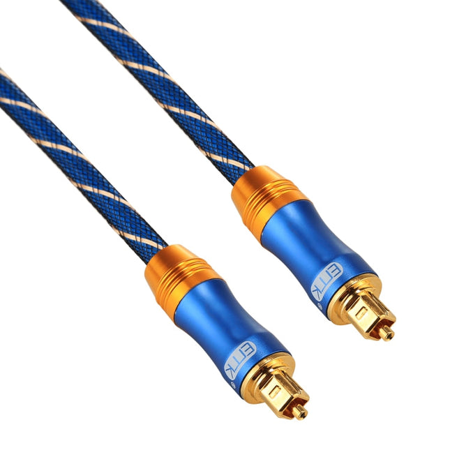 EMK LSYJ-A 2m OD6.0mm Gold Plated Metal Head Toslink Male to Male Digital Optical Audio Cable, Length: 2m