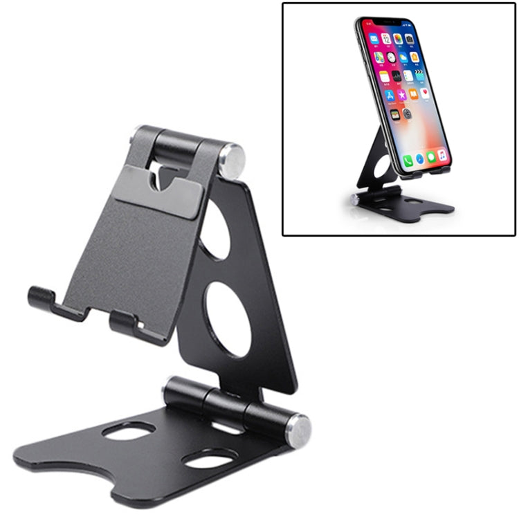 ROOSTAND R2 Aluminum Alloy Mobile Desktop Tablet Bracket Double Folding Lazy Artifact, Size: 6.4x7x9cm, R2 Black, R2 Champagne Gold, R2  Rose Gold, R2  Rose Red, R2  Silver