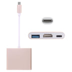 Type-C+USB+HDMI (J) / Gold