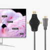 D65A 1.8m DisplayPort In & Mini DP In & USB-C / Type-C In to HDMI 4K Output Video Adapter Cable, D65A