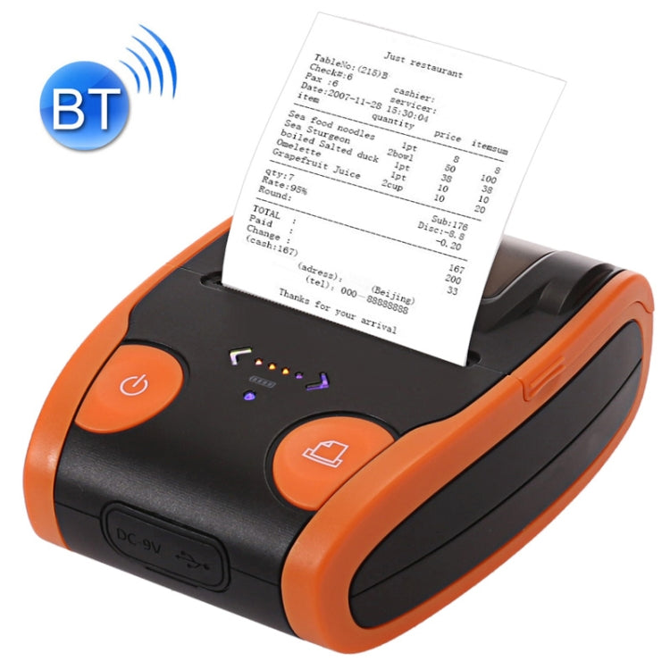 QS-5806 Portable 58mm Bluetooth POS Receipt Thermal Printer, QS-5806-E, QS-5806-H