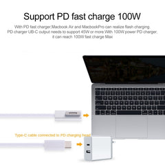 45W / 60W / 65W / 85W 5 Pin MagSafe 2 (T-Shaped) to USB-C / Type-C PD Charging Cable, MagSafe 2