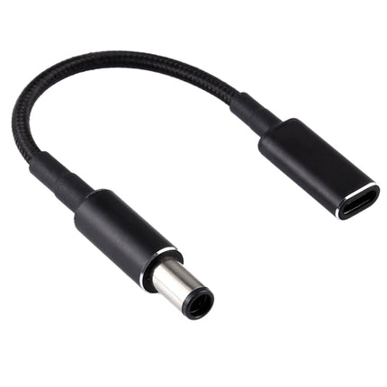 PD 100W 18.5-20V 7.4 x 0.6mm to USB-C / Type-C Adapter Nylon Braid Cable for HP, 7.4 x 0.6mm