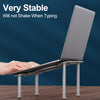 R-JUST BJ03 Universal Detachable Bench Shape Aluminum Alloy Angle Adjustable Laptop Stand, BJ03