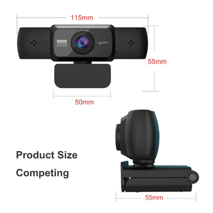 HXSJ S5 1080P Adjustable HD Video Webcam PC Camera with Microphone