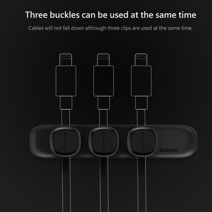Baseus USB Cable Clip Desk Tidy Organiser Wire Lead Holder with Adhesive Backed