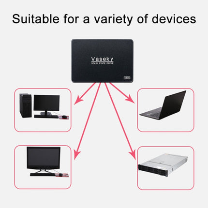 Vaseky V800 350GB 2.5 inch SATA3 6GB/s Ultra-Slim 7mm Solid State Drive SSD Hard Disk Drive for Desktop, Notebook, 350GB