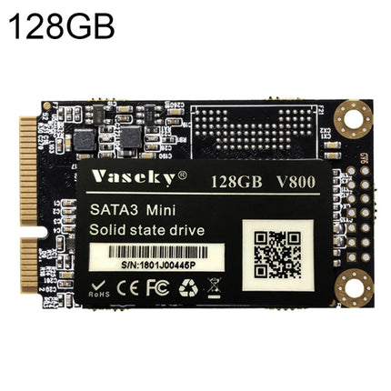 Vaseky V800 128GB 1.8 inch SATA3 Mini Internal Solid State Drive MSATA SSD Module for Laptop, 128GB