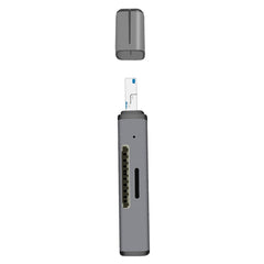 118 2 in 1 USB + 8 Pin Interfaces USB Flash Disk / Memory Card OTG Card Reader for IOS System Mobile Phone / Computer