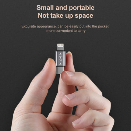 USB-C / Type-C Male to 8 Pin Male Charging + Data Transmission + OTG Adapter, Type-C Male to 8 Pin Male