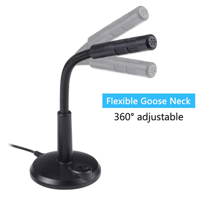 M-309 3.5mm Plug Drive-free Computer Microphone, 3.5mm