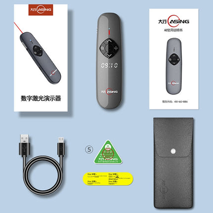 ASiNG A8 32GB Green Laser PPT Page Turning Pen Wireless Presenter, A8 32GB