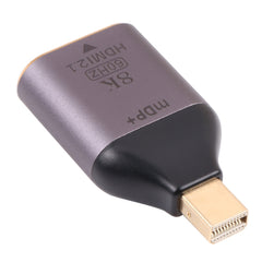 8K 60Hz HDMI 2.1 Female to Mini DP Male Adapter, Mini DP Male