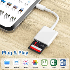 2pcs USB-C / Type-C to SD(HC) Card Reader Adapter