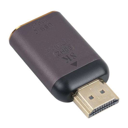 8K 60Hz USB-C / Type-C Female to HDMI Male Adapter, Type-C Female to HDMI Male